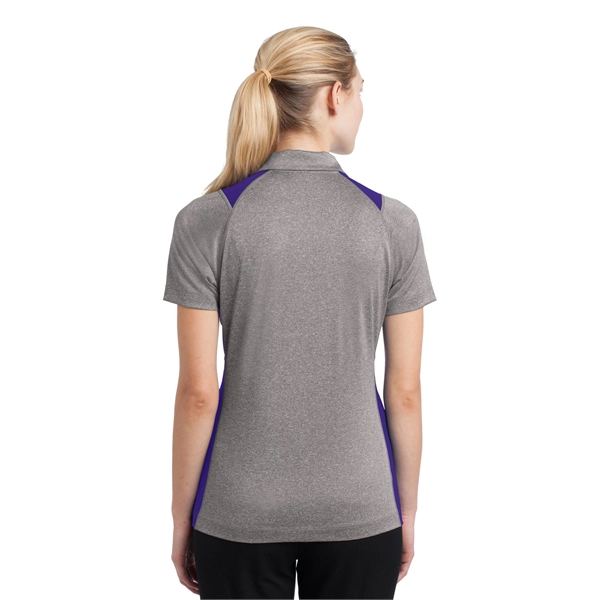 Sport-Tek Women's Heather Colorblock Contender Polo. - Sport-Tek Women's Heather Colorblock Contender Polo. - Image 21 of 60