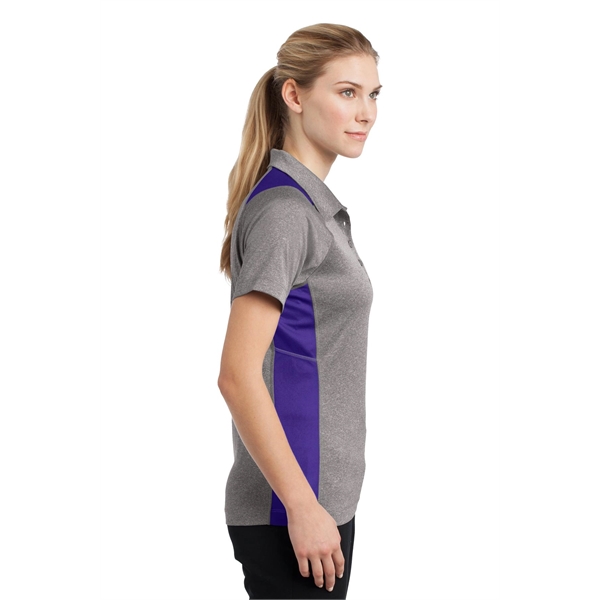 Sport-Tek Women's Heather Colorblock Contender Polo. - Sport-Tek Women's Heather Colorblock Contender Polo. - Image 22 of 60