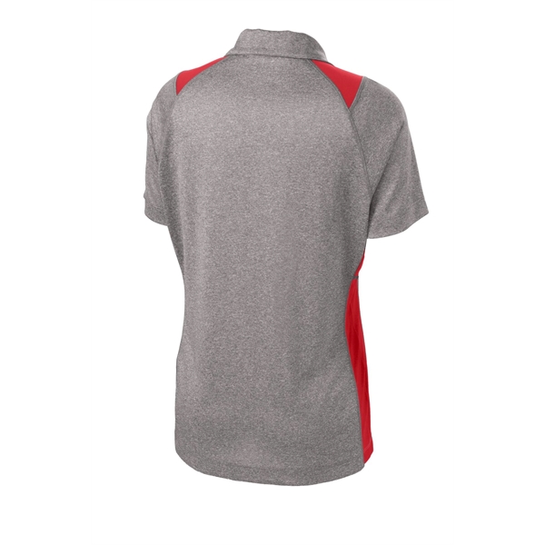 Sport-Tek Women's Heather Colorblock Contender Polo. - Sport-Tek Women's Heather Colorblock Contender Polo. - Image 53 of 60