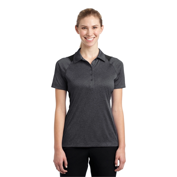 Sport-Tek Women's Heather Colorblock Contender Polo. - Sport-Tek Women's Heather Colorblock Contender Polo. - Image 0 of 60