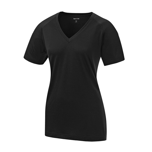 Sport-Tek Women's Ultimate Performance V-Neck. - Sport-Tek Women's Ultimate Performance V-Neck. - Image 3 of 24