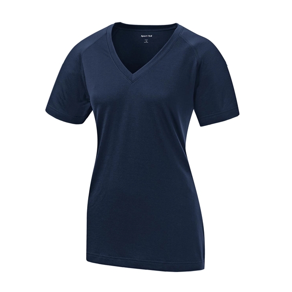 Sport-Tek Women's Ultimate Performance V-Neck. - Sport-Tek Women's Ultimate Performance V-Neck. - Image 13 of 24
