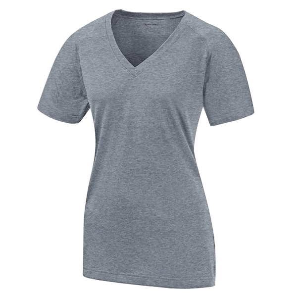 Sport-Tek Women's Ultimate Performance V-Neck. - Sport-Tek Women's Ultimate Performance V-Neck. - Image 8 of 24