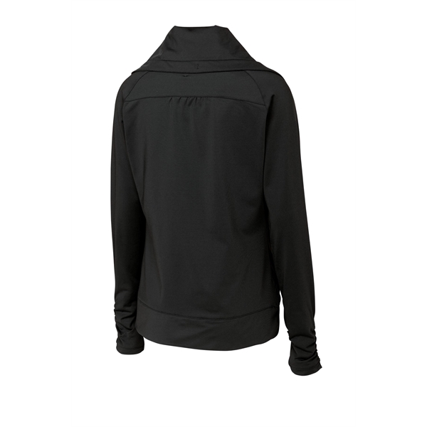 Sport-Tek Women's Sport-Wick Stretch Full-Zip Jacket. - Sport-Tek Women's Sport-Wick Stretch Full-Zip Jacket. - Image 4 of 24