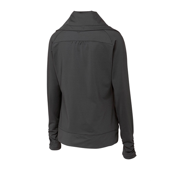 Sport-Tek Women's Sport-Wick Stretch Full-Zip Jacket. - Sport-Tek Women's Sport-Wick Stretch Full-Zip Jacket. - Image 9 of 24