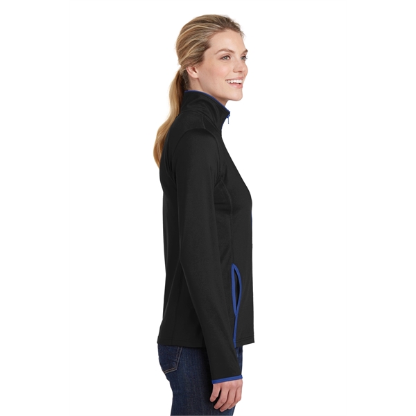 Sport-Tek Women's Sport-Wick Stretch Contrast Full-Zip Ja... - Sport-Tek Women's Sport-Wick Stretch Contrast Full-Zip Ja... - Image 9 of 40