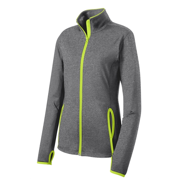 Sport-Tek Women's Sport-Wick Stretch Contrast Full-Zip Ja... - Sport-Tek Women's Sport-Wick Stretch Contrast Full-Zip Ja... - Image 20 of 40