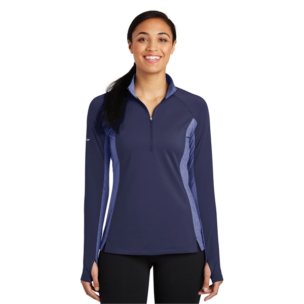 Sport-Tek Women's Sport-Wick Stretch Contrast 1/4-Zip Pul... - Sport-Tek Women's Sport-Wick Stretch Contrast 1/4-Zip Pul... - Image 11 of 25