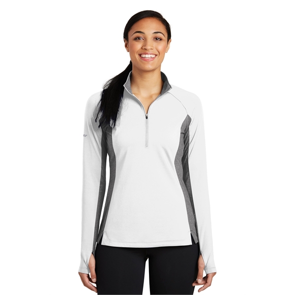 Sport-Tek Women's Sport-Wick Stretch Contrast 1/4-Zip Pul... - Sport-Tek Women's Sport-Wick Stretch Contrast 1/4-Zip Pul... - Image 21 of 25