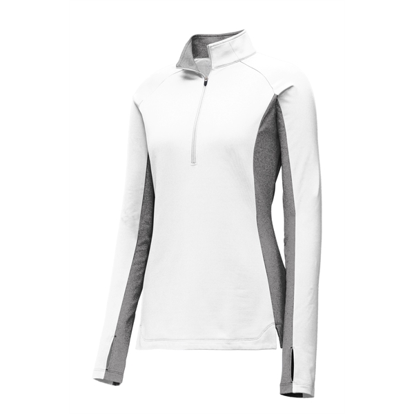 Sport-Tek Women's Sport-Wick Stretch Contrast 1/4-Zip Pul... - Sport-Tek Women's Sport-Wick Stretch Contrast 1/4-Zip Pul... - Image 24 of 25