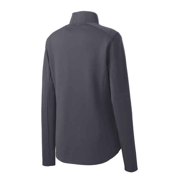 Sport-Tek Women's Sport-Wick Textured 1/4-Zip Pullover. - Sport-Tek Women's Sport-Wick Textured 1/4-Zip Pullover. - Image 8 of 29