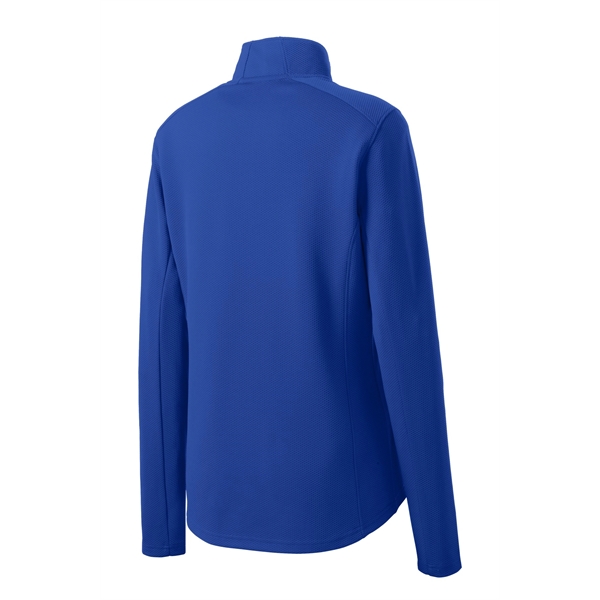 Sport-Tek Women's Sport-Wick Textured 1/4-Zip Pullover. - Sport-Tek Women's Sport-Wick Textured 1/4-Zip Pullover. - Image 16 of 29