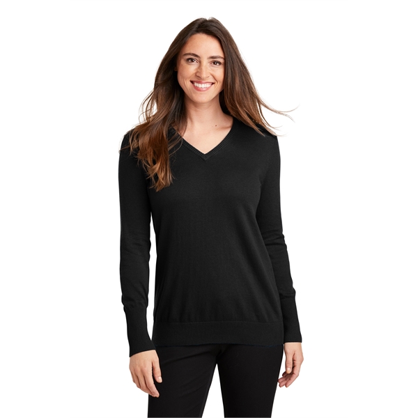 Port Authority Women's V-Neck Sweater. - Port Authority Women's V-Neck Sweater. - Image 19 of 25