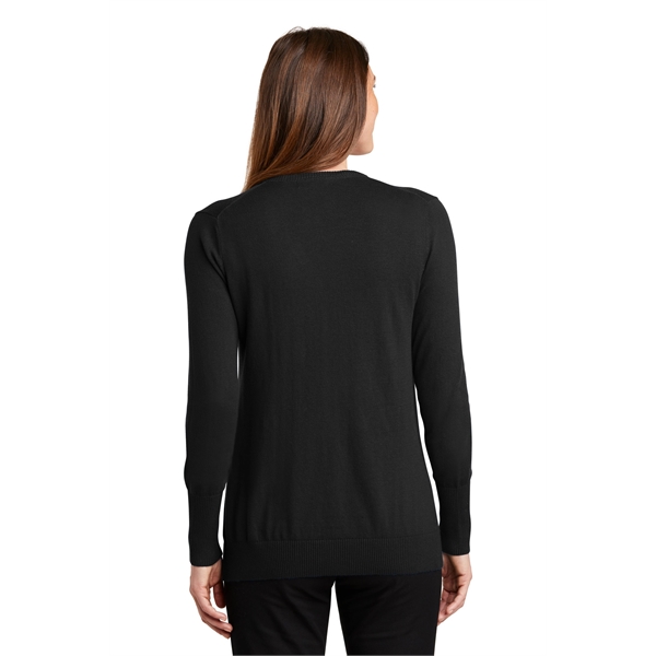 Port Authority Women's V-Neck Sweater. - Port Authority Women's V-Neck Sweater. - Image 14 of 25