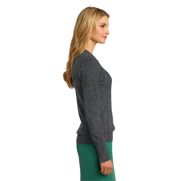 Port Authority Women's V-Neck Sweater. - Port Authority Women's V-Neck Sweater. - Image 22 of 25