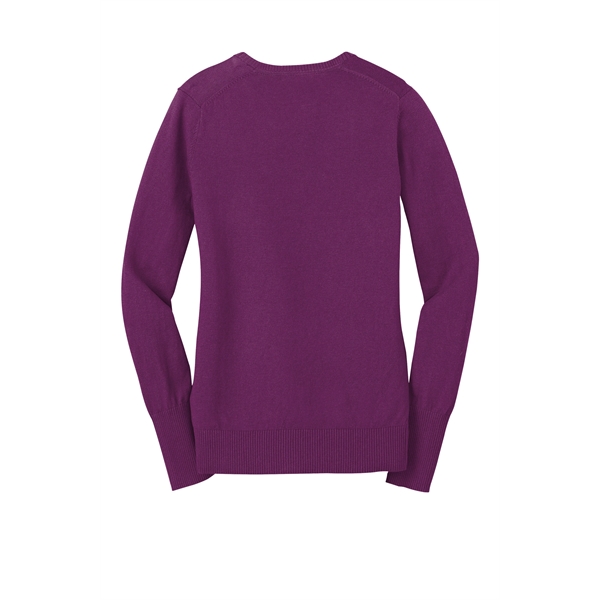 Port Authority Women's V-Neck Sweater. - Port Authority Women's V-Neck Sweater. - Image 7 of 25