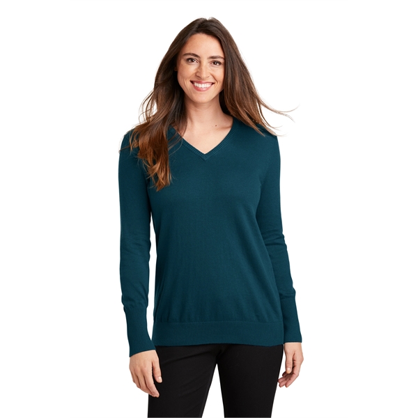 Port Authority Women's V-Neck Sweater. - Port Authority Women's V-Neck Sweater. - Image 24 of 25