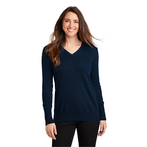 Port Authority Women's V-Neck Sweater. - Port Authority Women's V-Neck Sweater. - Image 25 of 25