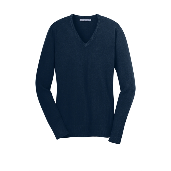 Port Authority Women's V-Neck Sweater. - Port Authority Women's V-Neck Sweater. - Image 12 of 25