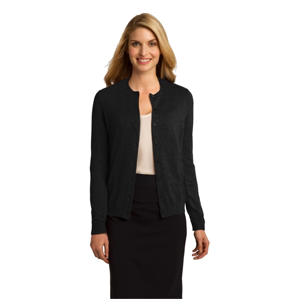 Port Authority Women's Cardigan Sweater. - Port Authority Women's Cardigan Sweater. - Image 10 of 16