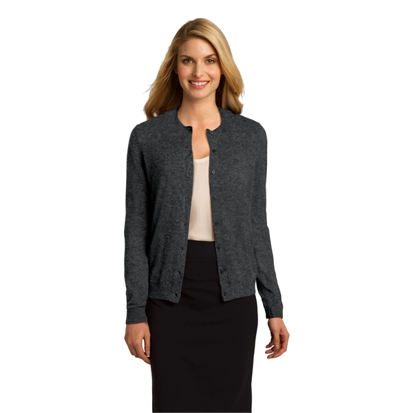 Port Authority Women's Cardigan Sweater. - Port Authority Women's Cardigan Sweater. - Image 11 of 16