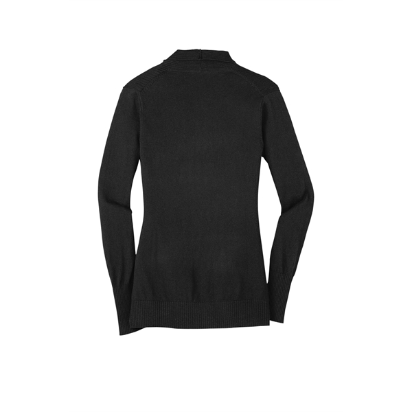 Port Authority Women's Open Front Cardigan Sweater. - Port Authority Women's Open Front Cardigan Sweater. - Image 2 of 20