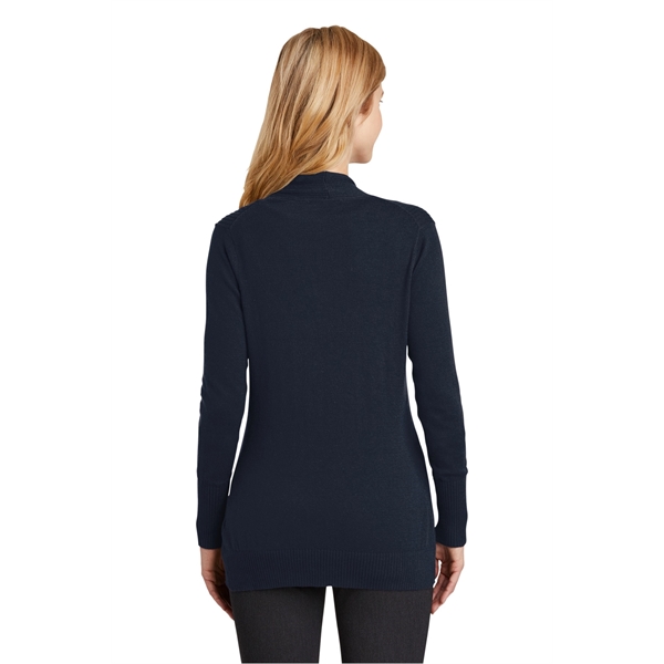 Port Authority Women's Open Front Cardigan Sweater. - Port Authority Women's Open Front Cardigan Sweater. - Image 7 of 20