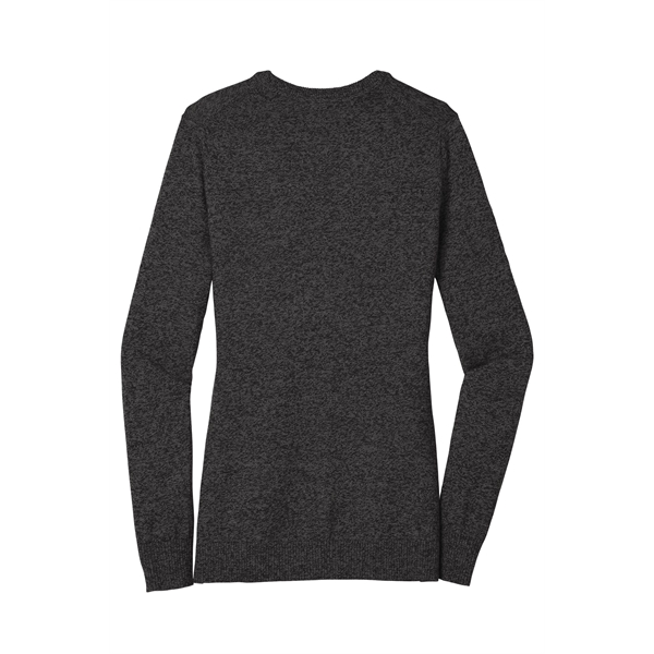 Port Authority Women's Marled Cardigan Sweater. - Port Authority Women's Marled Cardigan Sweater. - Image 13 of 15