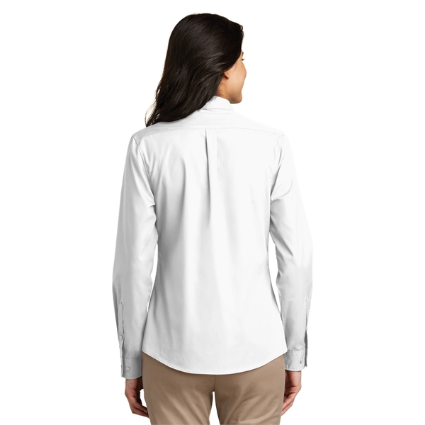 Port Authority Women's Long Sleeve Carefree Poplin Shirt. - Port Authority Women's Long Sleeve Carefree Poplin Shirt. - Image 1 of 60