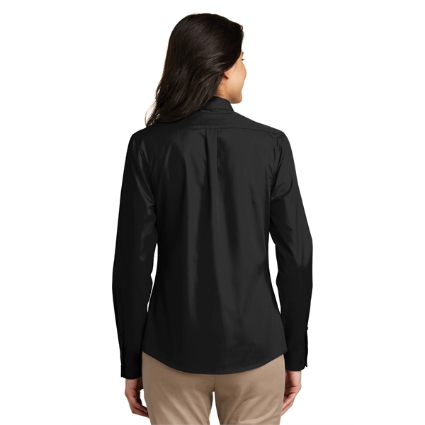 Port Authority Women's Long Sleeve Carefree Poplin Shirt. - Port Authority Women's Long Sleeve Carefree Poplin Shirt. - Image 57 of 60