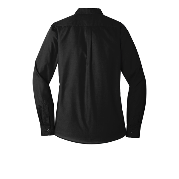 Port Authority Women's Long Sleeve Carefree Poplin Shirt. - Port Authority Women's Long Sleeve Carefree Poplin Shirt. - Image 60 of 60