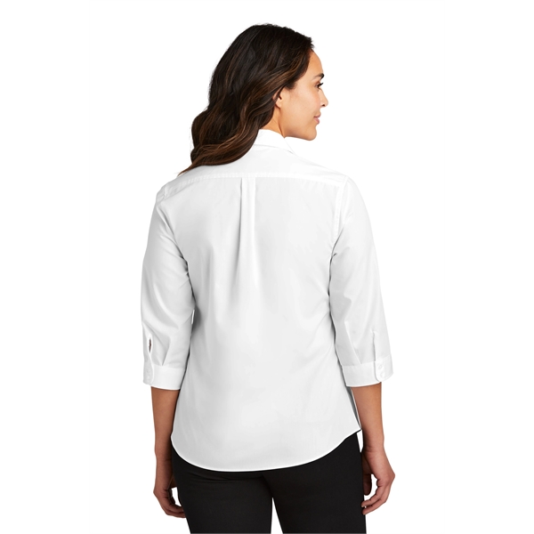 Port Authority Women's 3/4-Sleeve Carefree Poplin Shirt. - Port Authority Women's 3/4-Sleeve Carefree Poplin Shirt. - Image 35 of 48