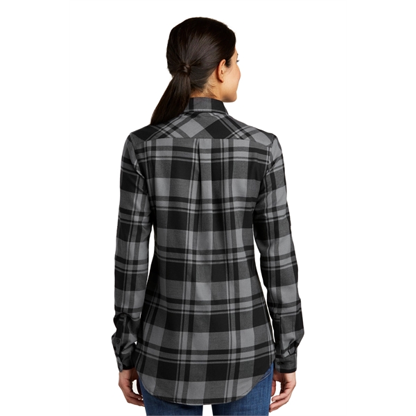 Port Authority Women's Plaid Flannel Tunic . - Port Authority Women's Plaid Flannel Tunic . - Image 15 of 32