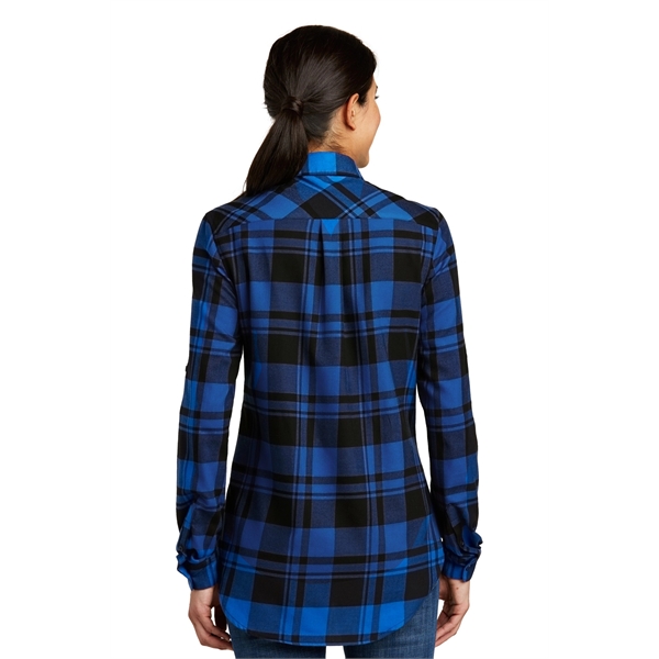 Port Authority Women's Plaid Flannel Tunic . - Port Authority Women's Plaid Flannel Tunic . - Image 5 of 32
