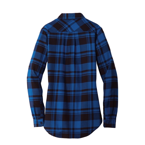 Port Authority Women's Plaid Flannel Tunic . - Port Authority Women's Plaid Flannel Tunic . - Image 8 of 32