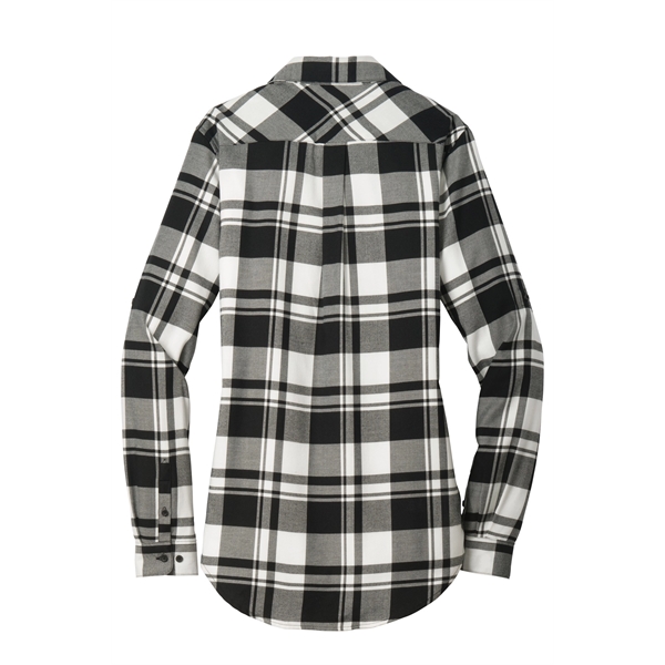 Port Authority Women's Plaid Flannel Tunic . - Port Authority Women's Plaid Flannel Tunic . - Image 12 of 32
