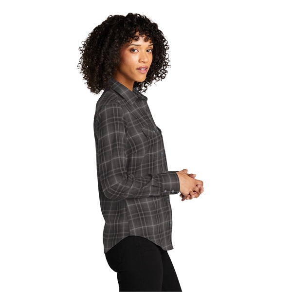 Port Authority Women's Long Sleeve Ombre Plaid Shirt - Port Authority Women's Long Sleeve Ombre Plaid Shirt - Image 2 of 15