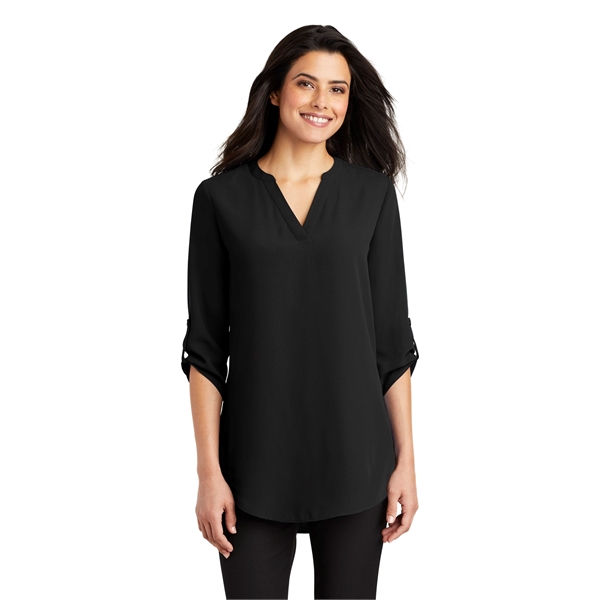 Port Authority Women's 3/4-Sleeve Tunic Blouse. - Port Authority Women's 3/4-Sleeve Tunic Blouse. - Image 0 of 40