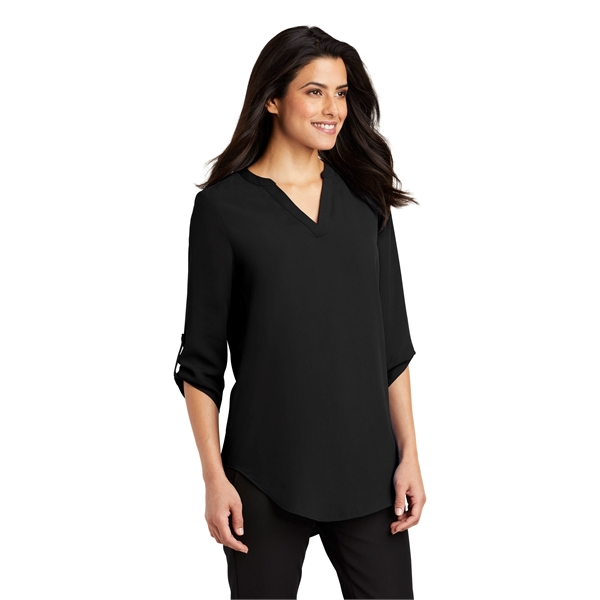 Port Authority Women's 3/4-Sleeve Tunic Blouse. - Port Authority Women's 3/4-Sleeve Tunic Blouse. - Image 4 of 40