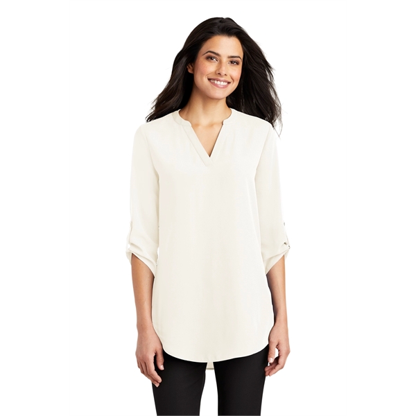 Port Authority Women's 3/4-Sleeve Tunic Blouse. - Port Authority Women's 3/4-Sleeve Tunic Blouse. - Image 6 of 40