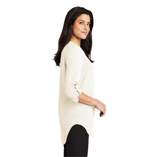 Port Authority Women's 3/4-Sleeve Tunic Blouse. - Port Authority Women's 3/4-Sleeve Tunic Blouse. - Image 8 of 40