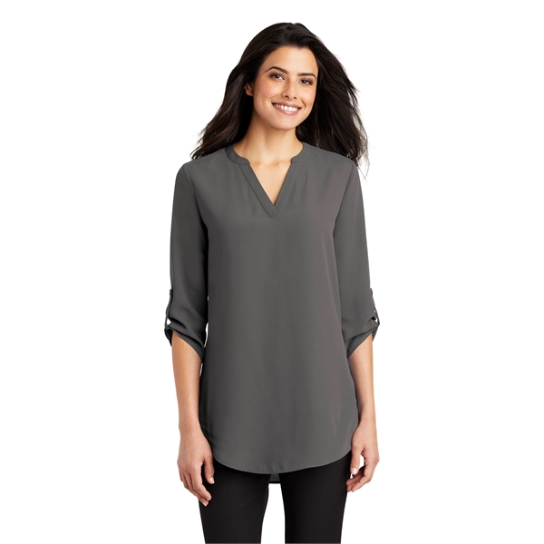 Port Authority Women's 3/4-Sleeve Tunic Blouse. - Port Authority Women's 3/4-Sleeve Tunic Blouse. - Image 11 of 40