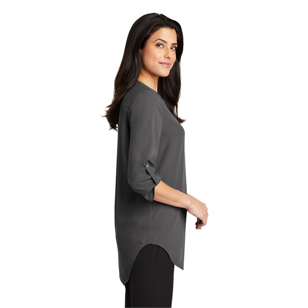 Port Authority Women's 3/4-Sleeve Tunic Blouse. - Port Authority Women's 3/4-Sleeve Tunic Blouse. - Image 13 of 40