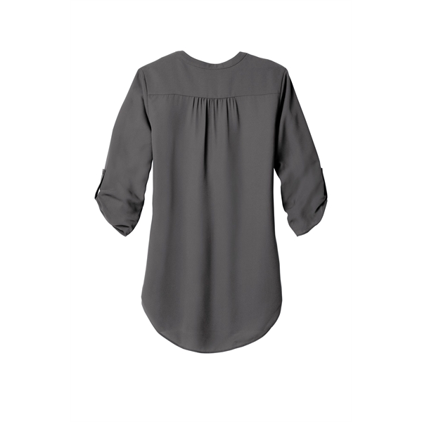 Port Authority Women's 3/4-Sleeve Tunic Blouse. - Port Authority Women's 3/4-Sleeve Tunic Blouse. - Image 15 of 40