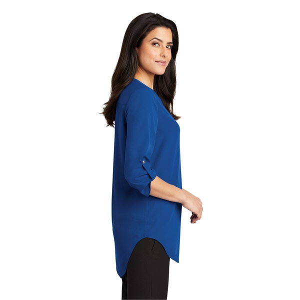 Port Authority Women's 3/4-Sleeve Tunic Blouse. - Port Authority Women's 3/4-Sleeve Tunic Blouse. - Image 18 of 40