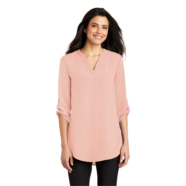 Port Authority Women's 3/4-Sleeve Tunic Blouse. - Port Authority Women's 3/4-Sleeve Tunic Blouse. - Image 21 of 40