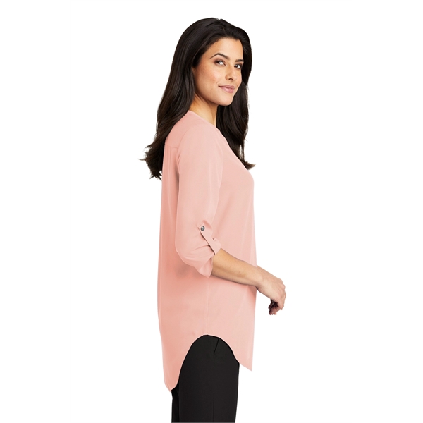 Port Authority Women's 3/4-Sleeve Tunic Blouse. - Port Authority Women's 3/4-Sleeve Tunic Blouse. - Image 23 of 40