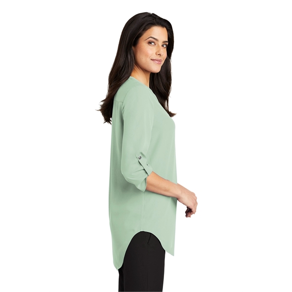 Port Authority Women's 3/4-Sleeve Tunic Blouse. - Port Authority Women's 3/4-Sleeve Tunic Blouse. - Image 28 of 40