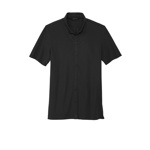 Mercer+Mettle Stretch Pique Full-Button Polo - Mercer+Mettle Stretch Pique Full-Button Polo - Image 13 of 35