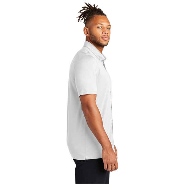 Mercer+Mettle Stretch Pique Full-Button Polo - Mercer+Mettle Stretch Pique Full-Button Polo - Image 22 of 35